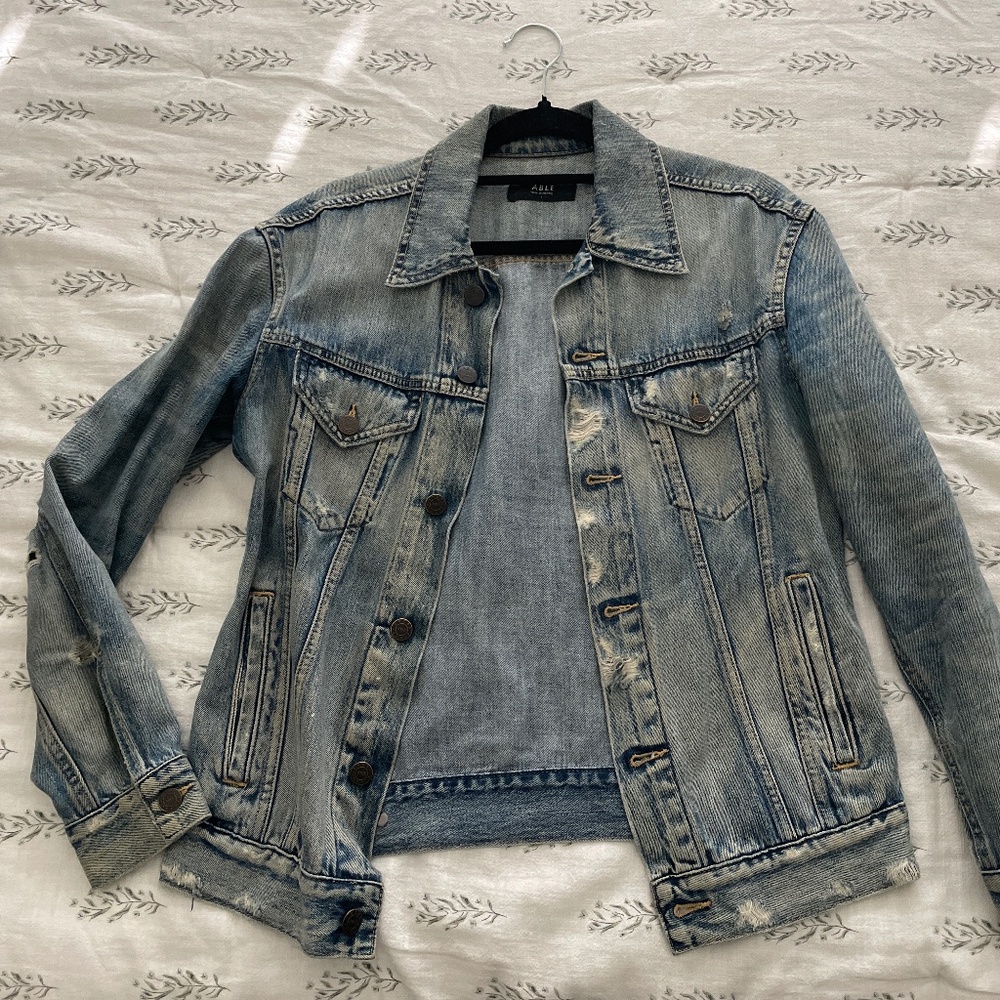 Able ‘The Merly Jacket’ Clean Wash - S
